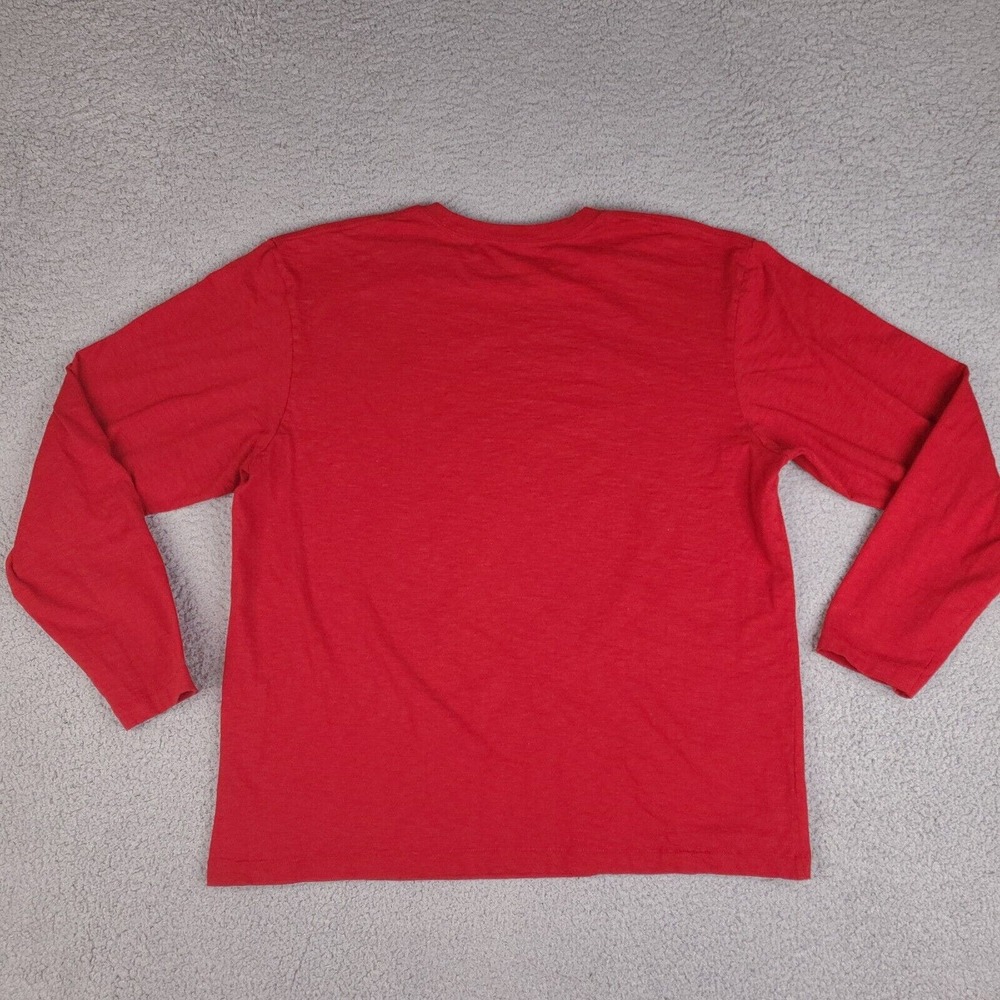 Cremieux T-Shirt Mens XL Red Long Sleeve Make Up And Rock (See Description) - Picture 8 of 14